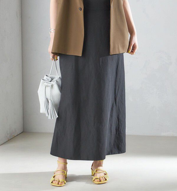 SHIPS for women「〈手洗い可能〉麻混 フレア マキシ スカート 」|スカート|