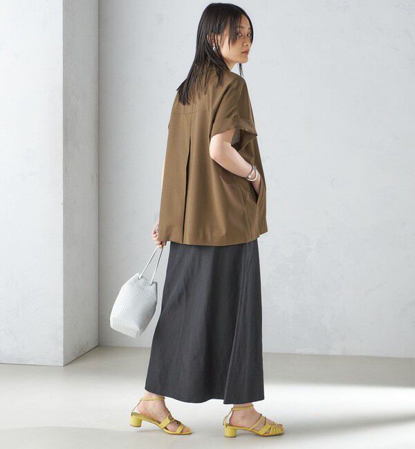 SHIPS for women「〈手洗い可能〉麻混 フレア マキシ スカート 」|スカート|