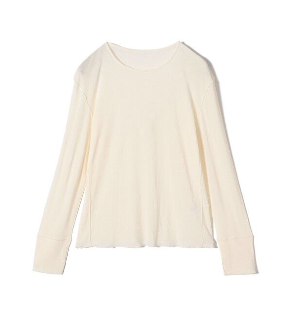 SHIPS for women「〈手洗い可能〉シアー ストレッチ クルーネック プルオーバー」|Tシャツ・カットソー|