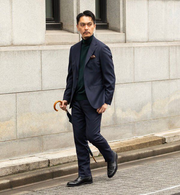 SHIPS「SHIPS:〈FUNCTION/洗濯機可能〉ウォッシャブル バーズアイ ジャケット(セットアップ対応)」|テーラードジャケット|