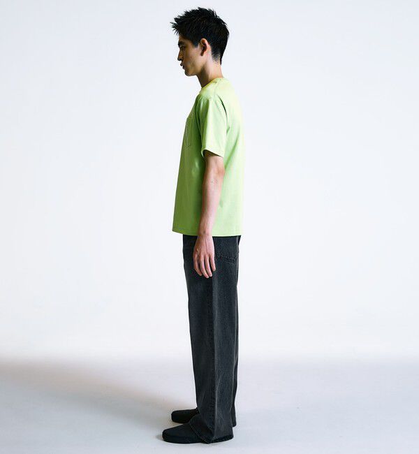 SHIPS「City Ambient Products: スクエアロゴ ポケット Tシャツ」|Tシャツ・カットソー|