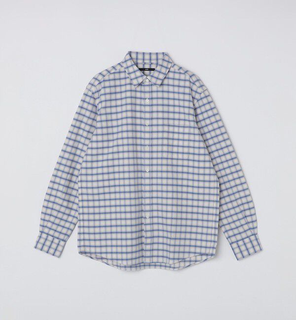 SHIPS「SHIPS: レギュラーカラー オンブレ チェック ネルシャツ」|シャツ・ブラウス|