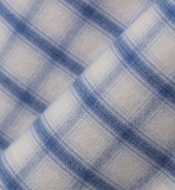 SHIPS「SHIPS: レギュラーカラー オンブレ チェック ネルシャツ」|シャツ・ブラウス|