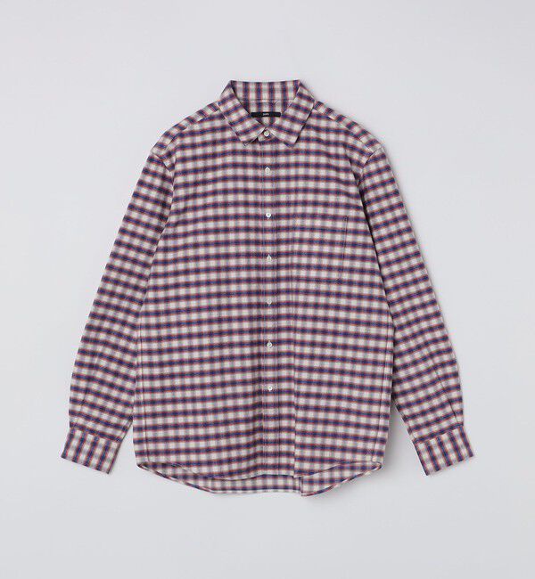SHIPS「SHIPS: レギュラーカラー オンブレ チェック ネルシャツ」|シャツ・ブラウス|