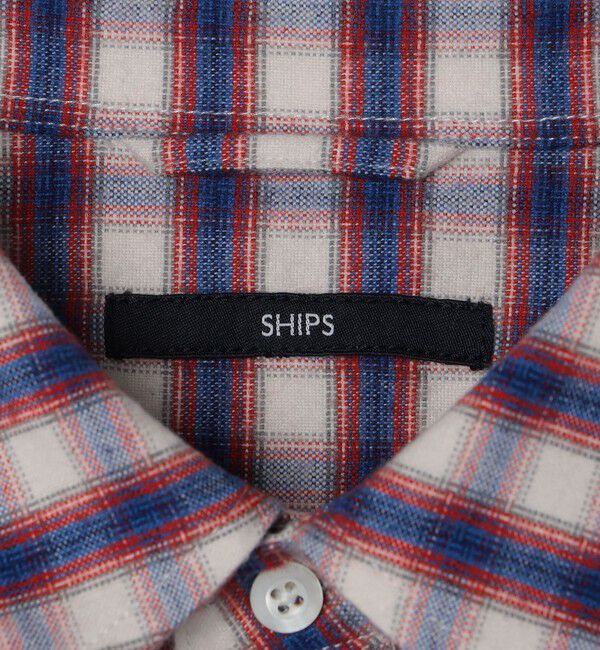 SHIPS「SHIPS: レギュラーカラー オンブレ チェック ネルシャツ」|シャツ・ブラウス|