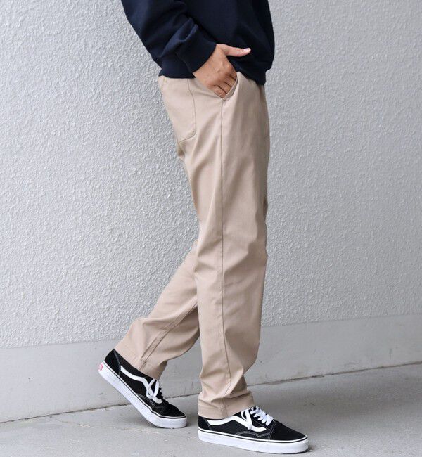 SHIPS any「【WEB限定】SHIPS any: 〈洗濯機可能・UVカット〉スーパー ストレッチ テーパード イージー パンツ◇」|チノ|