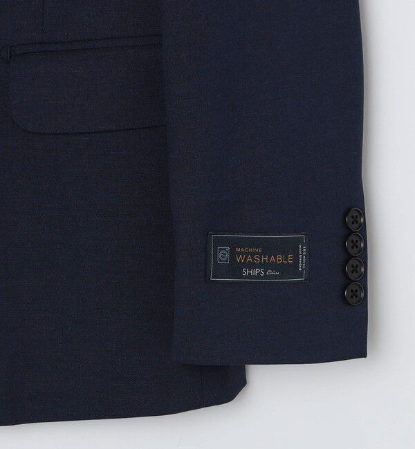 SHIPS Colors 「SHIPS Colors:〈洗濯機可能〉TW ジャケット 2(セットアップ対応可能)」|テーラードジャケット|