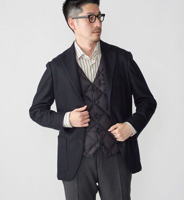 SHIPS「【SHIPS別注】TAION:〈手洗い可能〉パッカブル インナーダウン ジレ (ベスト)」|ダウンベスト・ベスト|