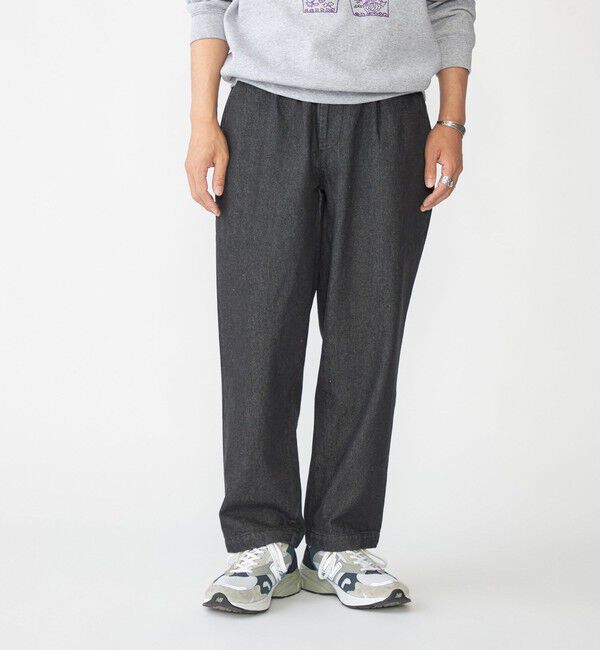 SHIPS「SHIPS: 10オンス デニム イージー パンツ」|デニム|ダークグレー