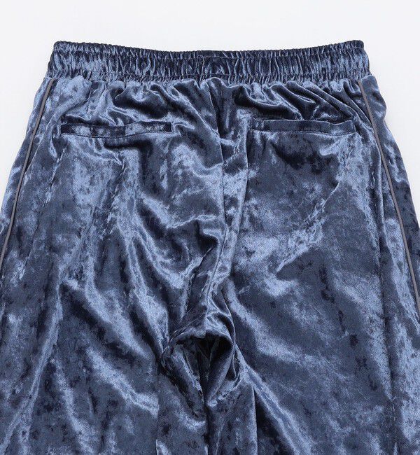 SHIPS「City Ambient Products: クラッシュ ベロア トラックパンツ（セットアップ対応）」|チノ|