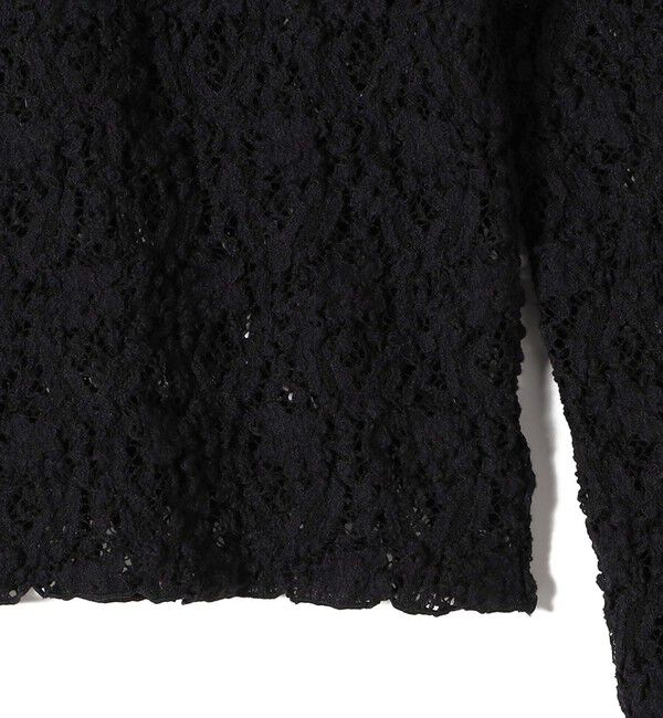 SHIPS for women「〈手洗い可能〉ラッセル レース クルーネック カットソー」|Tシャツ・カットソー|