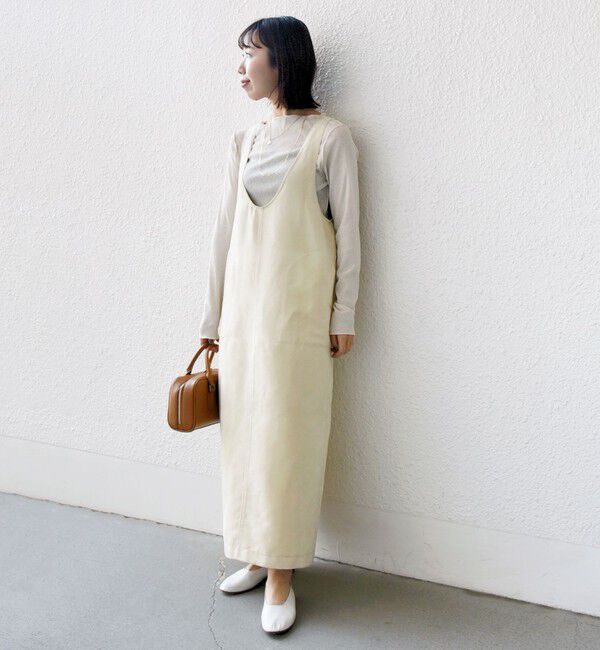 SHIPS for women「ポリエステルスエード 2WAY ワンピース」|ワンピース|