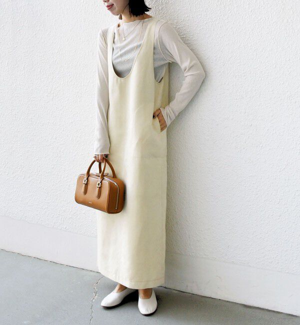 SHIPS for women「ポリエステルスエード 2WAY ワンピース」|ワンピース|