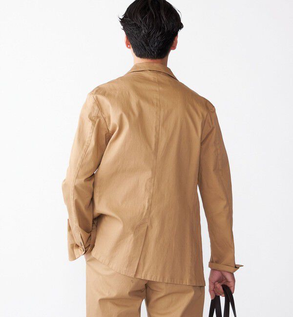 SHIPS「SHIPS:〈手洗い可能・セットアップ対応〉ウォッシュド ピケ 2ボタン ジャケット」|テーラードジャケット|