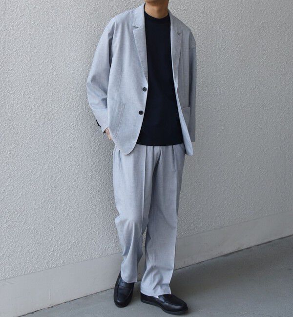 SHIPS any「SHIPS any:〈吸水速乾〉Rapidry リラックス ジャケット(セットアップ対応)◇」|テーラードジャケット|