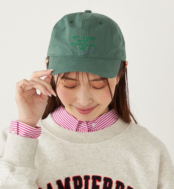 SHIPS Colors 「odds:〈手洗い可能〉ステッチ キャップ」|キャップ・キャスケット|グリーン