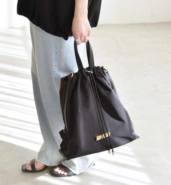 quaranciel「quaranciel: 3way ラインショルダー リュックサック トートバッグ（A4対応）」|リュック|