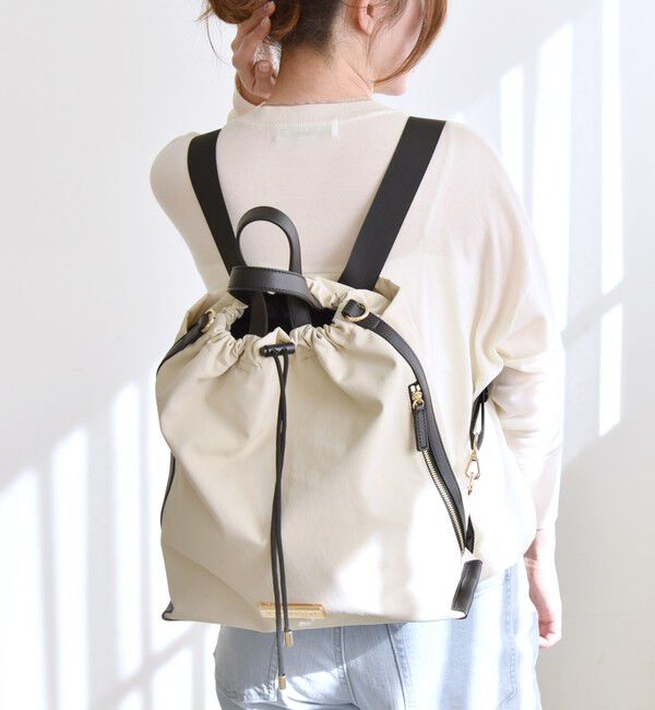 quaranciel「quaranciel: 3way ラインショルダー リュックサック トートバッグ（A4対応）」|リュック|