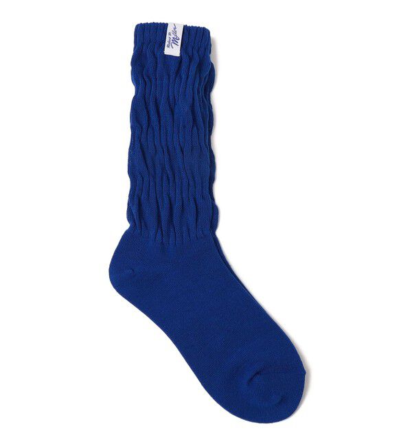 SHIPS any「miller: ピスネーム付き カラー ソックス」|ソックス|ブルー