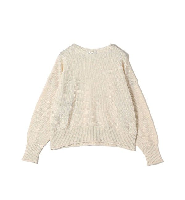 SHIPS Colors 「SHIPS Colors:〈手洗い可能〉ペーパーライク ボートネック ニット プルオーバー」|ニット・セーター|