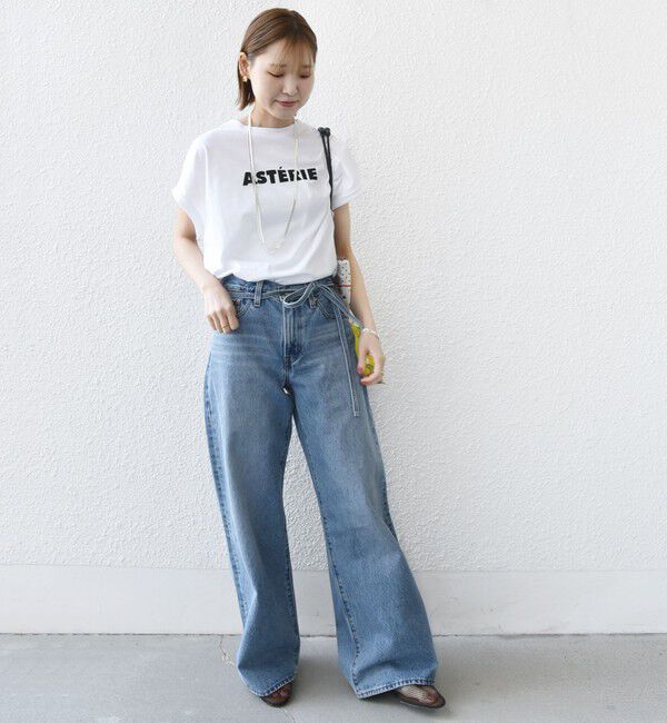 SHIPS for women「〈洗濯機可能〉プラチナ ヴェール TEE」|Tシャツ・カットソー|