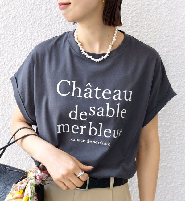 SHIPS for women「〈洗濯機可能〉プラチナ ヴェール TEE」|Tシャツ・カットソー|