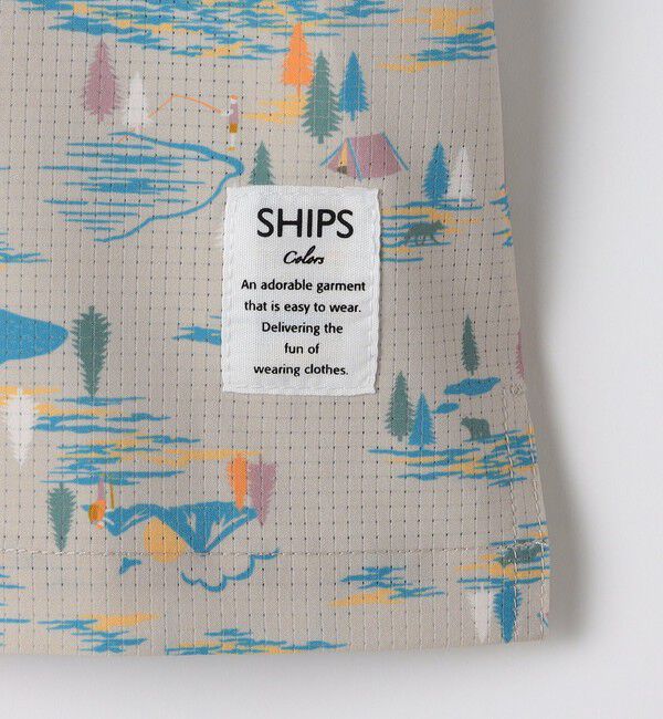 SHIPS Colors 「SHIPS Colors:100～140cm / ロフトエアー プリント シャツ◇」|シャツ・ブラウス|
