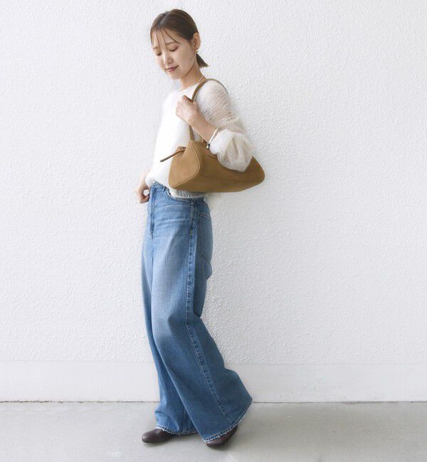 SHIPS for women「【WEB限定】ポリエステル スエード 横長 ボストン バッグ」|ボストンバッグ|