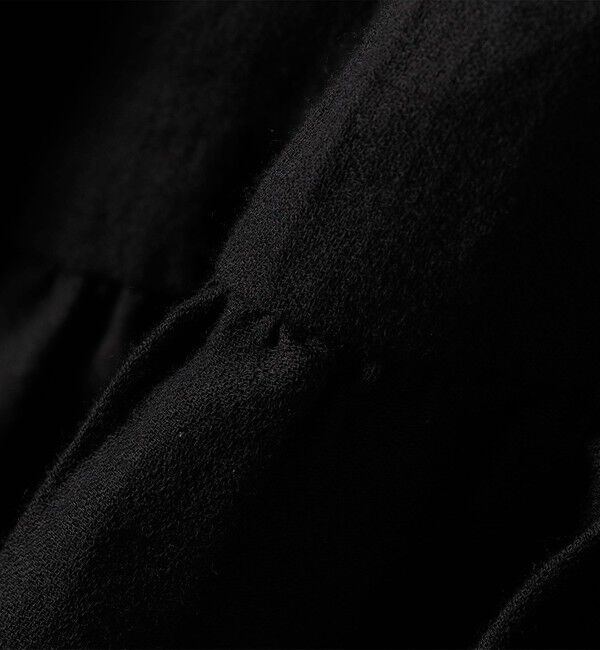 SHIPS any「SHIPS any:〈洗濯機可能〉コットン モス ラッフル フリル キーネック ブラウス」|シャツ・ブラウス|