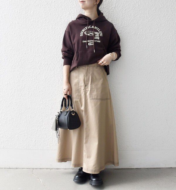 SHIPS any「【SHIPS any別注】THE KNiTS:〈洗濯機可能〉ロゴプリント フーディー パーカー」|パーカー|