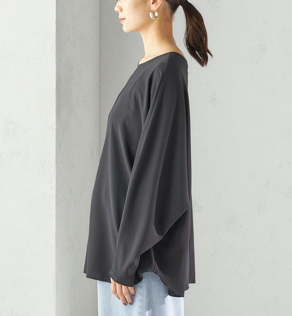 SHIPS for women「〈手洗い可能〉前後 2WAY シアー ドルマン ブラウス」|シャツ・ブラウス|