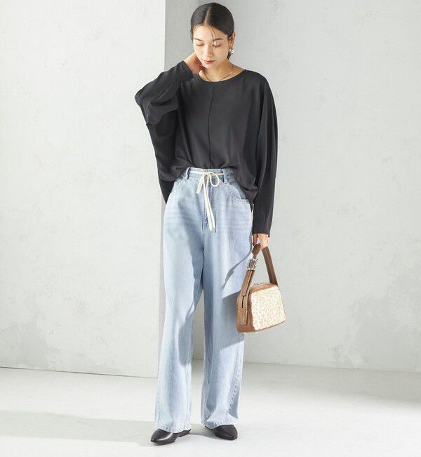 SHIPS for women「〈手洗い可能〉前後 2WAY シアー ドルマン ブラウス」|シャツ・ブラウス|