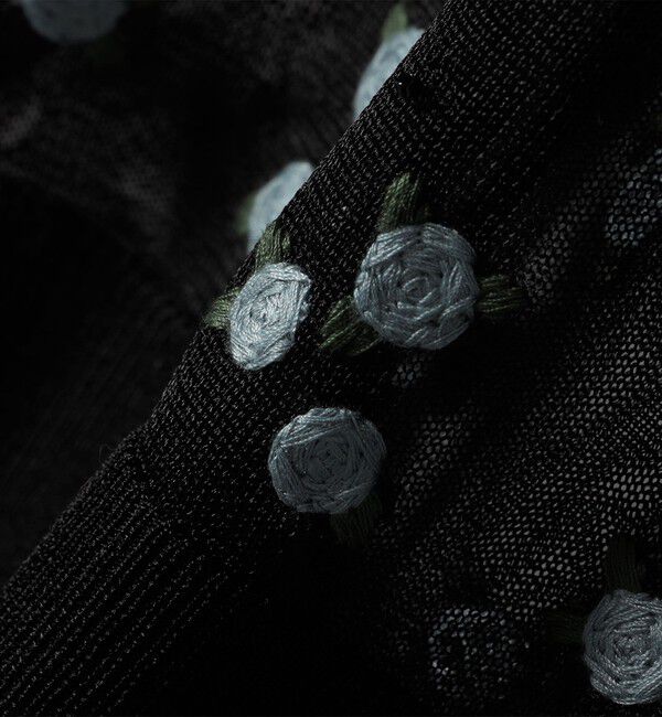 SHIPS for women「〈手洗い可能〉フラワー 刺繍 2WAY カーディガン」|カーディガン|