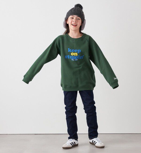 SHIPS any「【SHIPS any別注】Collegiate Pacific:〈洗濯機可能〉プリント & 刺繍 スウェット<KIDS>」|スウェット・ジャージ|