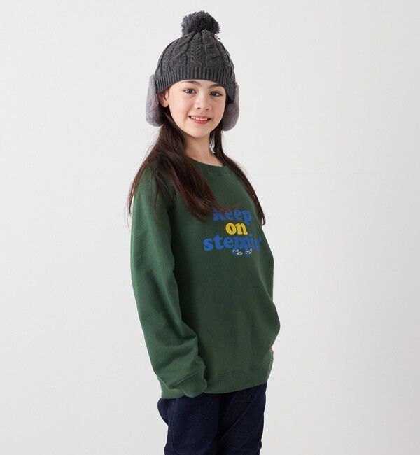 SHIPS any「【SHIPS any別注】Collegiate Pacific:〈洗濯機可能〉プリント & 刺繍 スウェット<KIDS>」|スウェット・ジャージ|