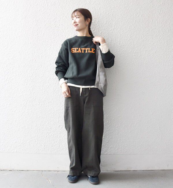 SHIPS any「Champion:〈洗濯機可能〉リバースウィーブ(R) 裏起毛 クルーネック スウェット」|スウェット・ジャージ|