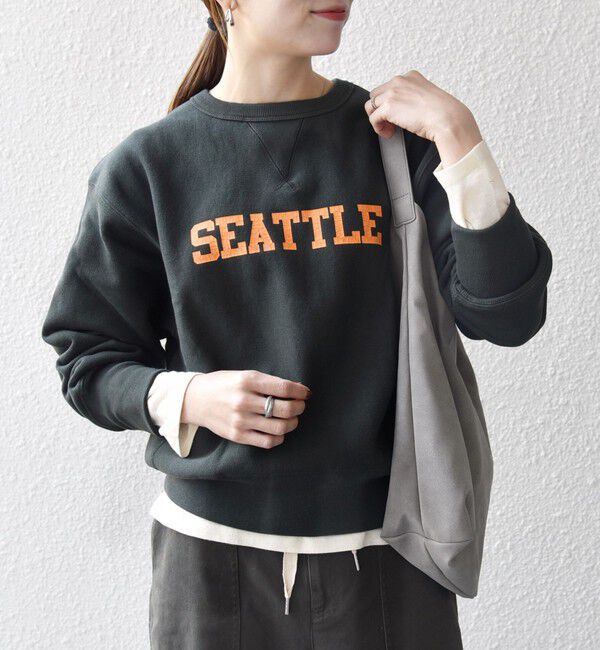 SHIPS any「Champion:〈洗濯機可能〉リバースウィーブ(R) 裏起毛 クルーネック スウェット」|スウェット・ジャージ|