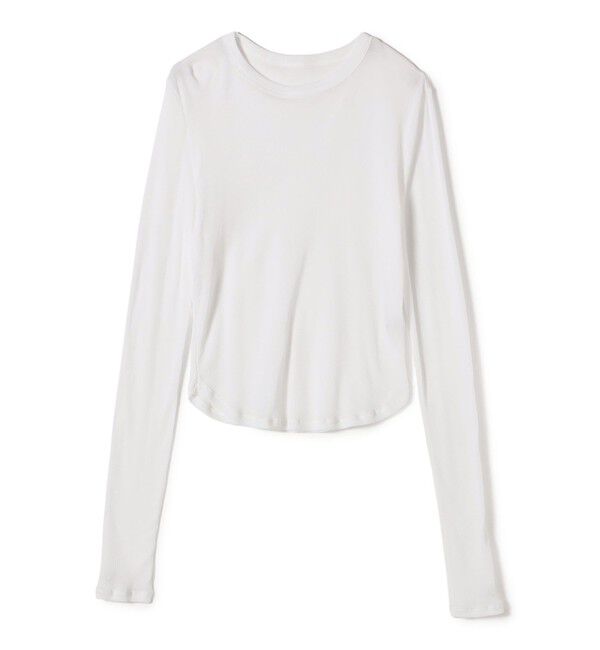 SHIPS for women「s.oyamadaコラボ:〈手洗い可能〉シアー テレコ ロング スリーブ TEE」|Tシャツ・カットソー|