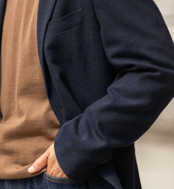 SHIPS「SHIPS:〈FUNCTION〉〈セットアップ対応〉ホームスパン ジャケット」|テーラードジャケット|