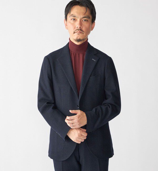 SHIPS「SHIPS:〈FUNCTION〉〈セットアップ対応〉ホームスパン ジャケット」|テーラードジャケット|