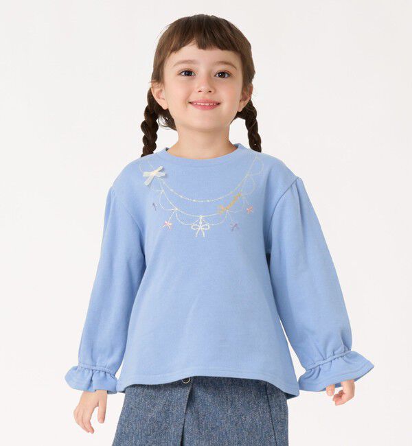 SHIPS Colors 「SHIPS Colors:〈洗濯機可能〉80～130cm / ネックレス スウェット」|スウェット・ジャージ|ラベンダー