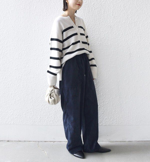 SHIPS for women「〈洗濯機可能〉TUMUGITO(R) コーデュロイ ドロスト パンツ 2」|その他|