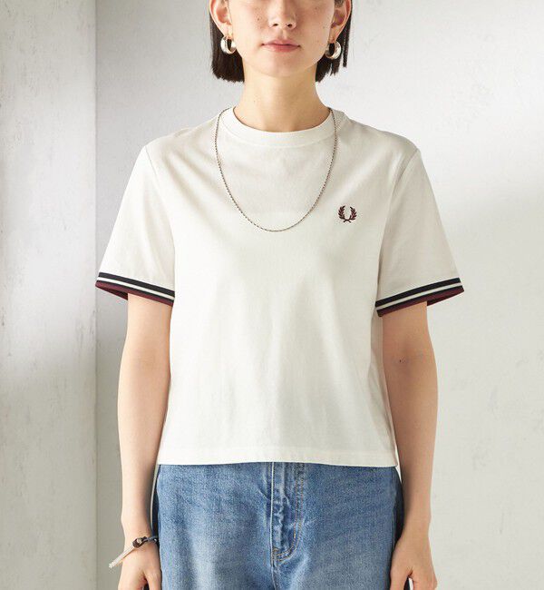 SHIPS for women「FRED PERRY:G2162 TIPPED T SHIRT」|Tシャツ・カットソー|