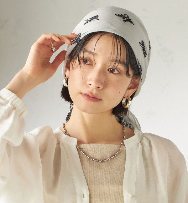SHIPS for women「【一部SHIPS別注】destin: バンダナ カレ 90&times;90」|バンダナ・スカーフ|