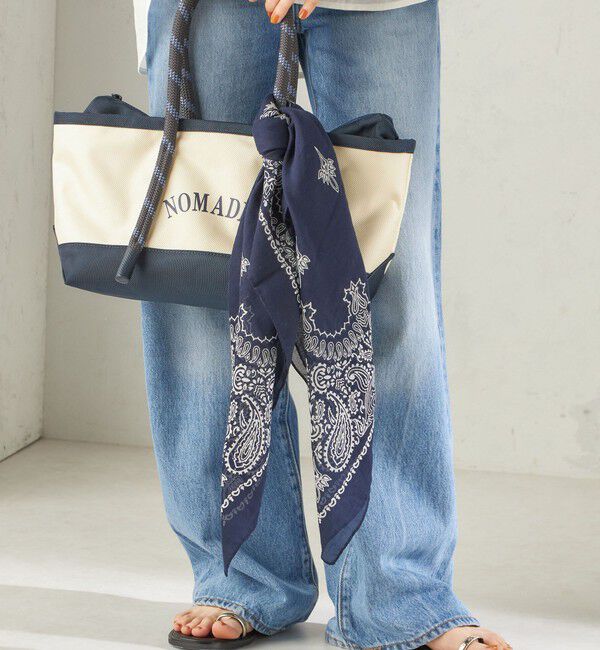 SHIPS for women「【一部SHIPS別注】destin: バンダナ カレ 90&times;90」|バンダナ・スカーフ|