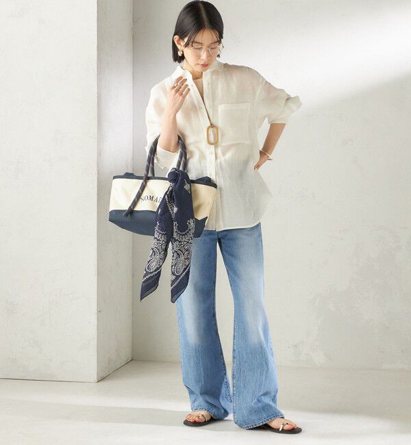 SHIPS for women「【一部SHIPS別注】destin: バンダナ カレ 90&times;90」|バンダナ・スカーフ|