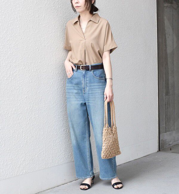 SHIPS Colors 「《予約》SHIPS Colors:〈汗染み軽減・吸水速乾〉ASSET(TM) スキッパー シャツ◆」|シャツ・ブラウス|