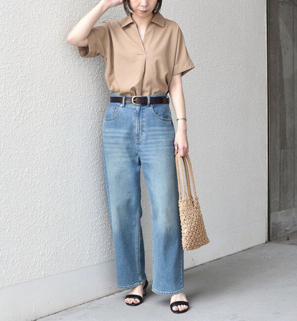 SHIPS Colors 「《予約》SHIPS Colors:〈汗染み軽減・吸水速乾〉ASSET(TM) スキッパー シャツ◆」|シャツ・ブラウス|