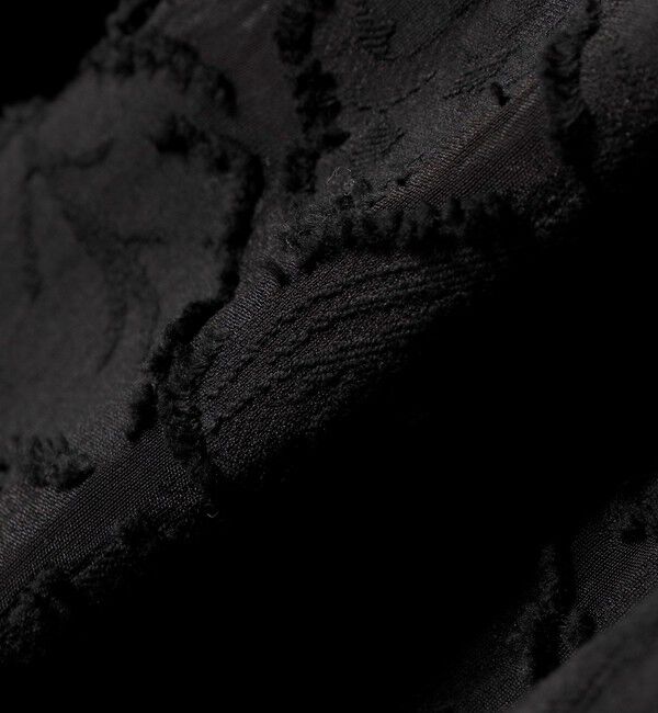 SHIPS for women「《予約》〈手洗い可能〉シアー ジャカード ノースリーブ ワンピース」|ワンピース|