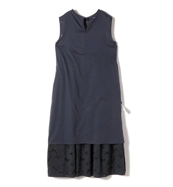 SHIPS for women「《予約》〈手洗い可能〉シアー ジャカード ノースリーブ ワンピース」|ワンピース|